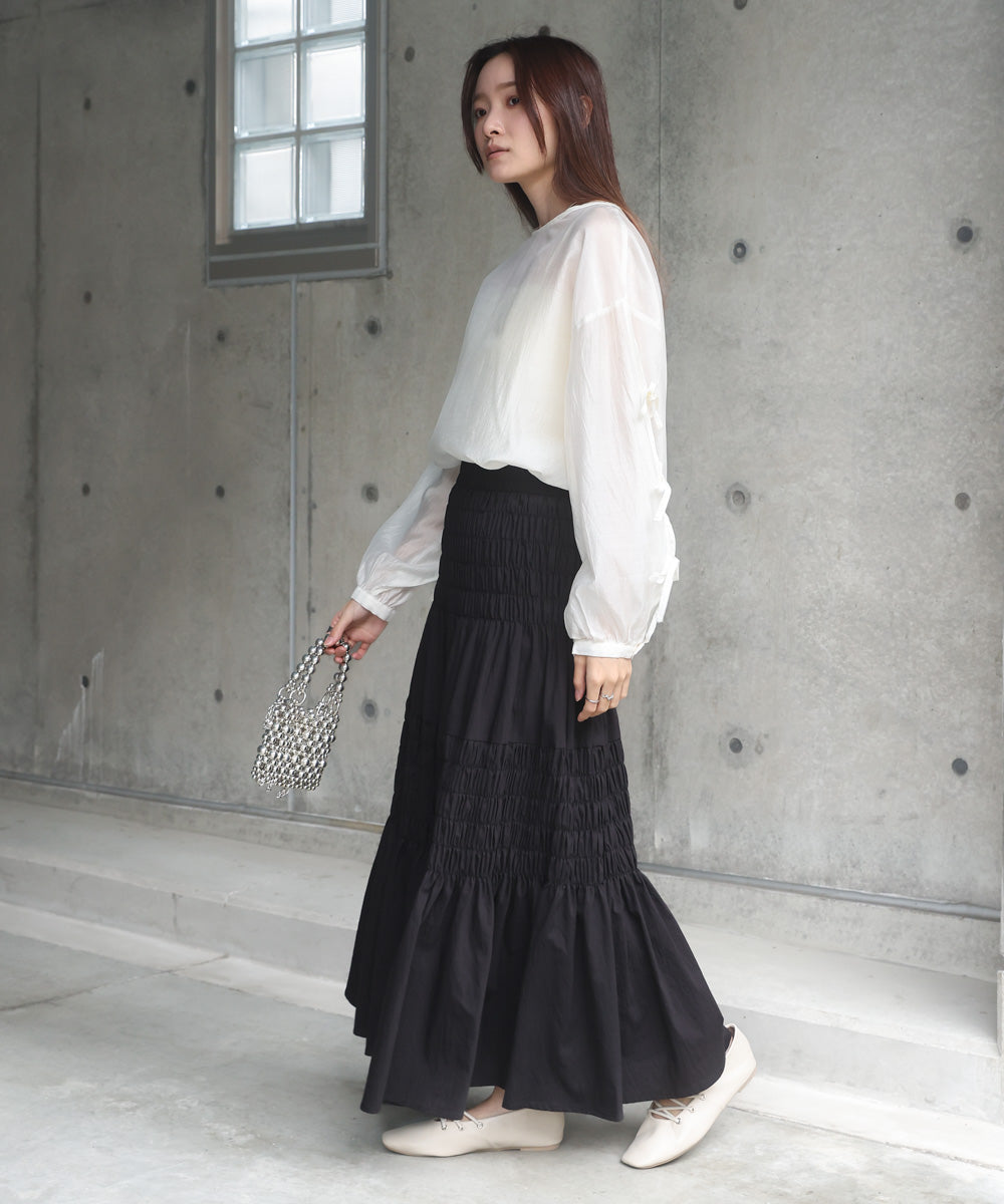 コットンギャザースカート