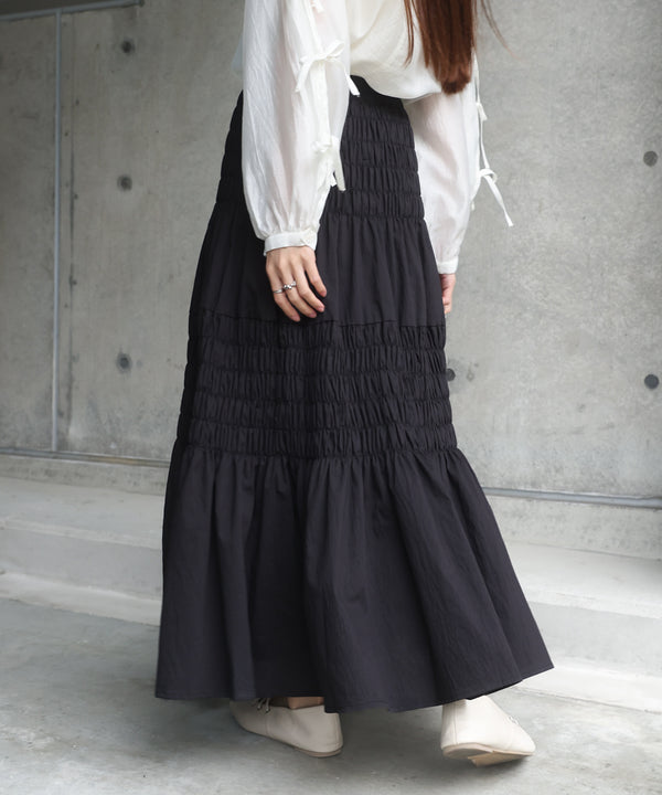 コットンギャザースカート