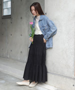 コットンギャザースカート