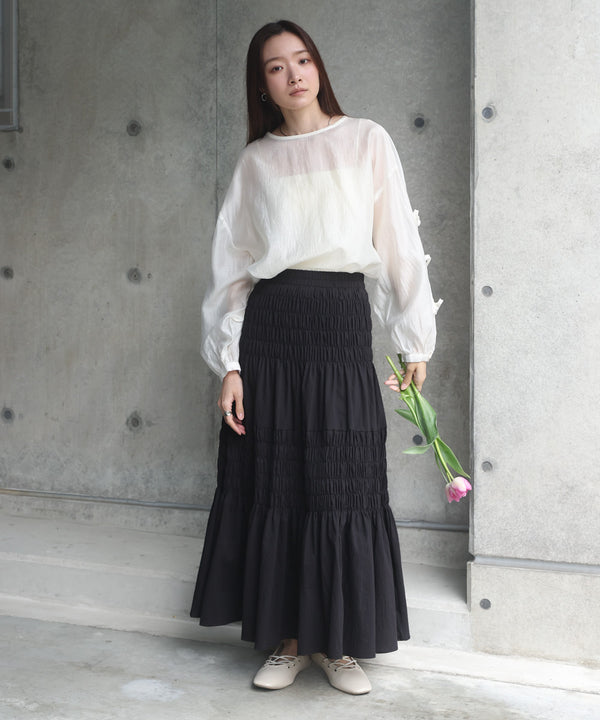 コットンギャザースカート