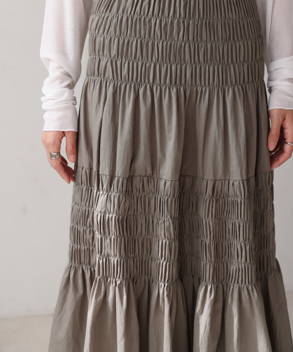 コットンギャザースカート