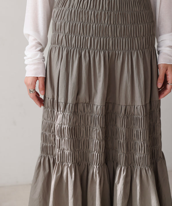 コットンギャザースカート