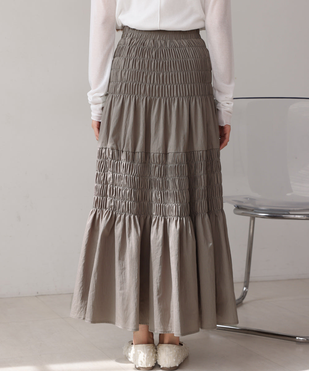 コットンギャザースカート