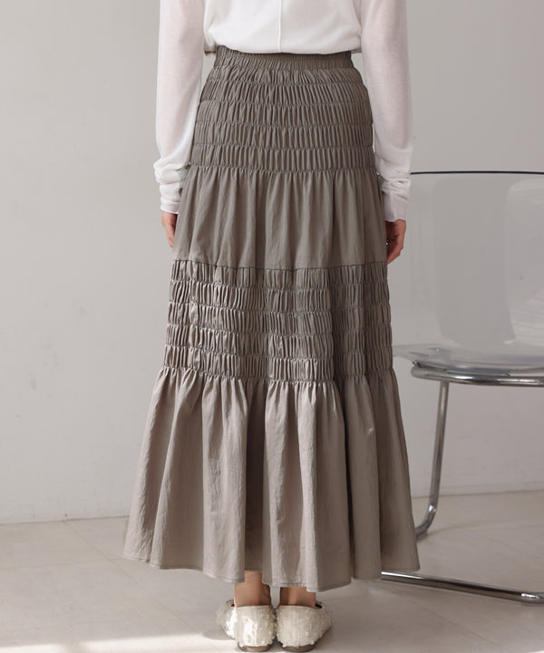 コットンギャザースカート
