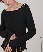 リボンメロートップス