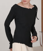 リボンメロートップス