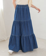 デニムティアードスカート