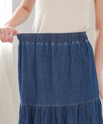 デニムティアードスカート