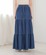 デニムティアードスカート