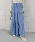 デニムティアードスカート