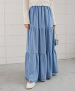 デニムティアードスカート