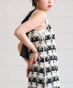 クロシェ編みミニワンピース