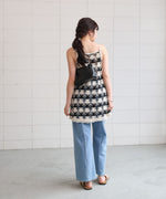 クロシェ編みミニワンピース