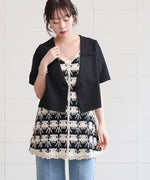 クロシェ編みミニワンピース