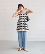 クロシェ編みミニワンピース