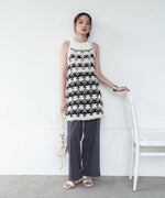 クロシェ編みミニワンピース