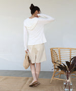 ペプラムダブルＺＩＰストレッチラッシュガードパーカー