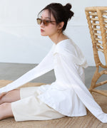 ペプラムダブルＺＩＰストレッチラッシュガードパーカー