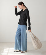 ペプラムダブルＺＩＰストレッチラッシュガードパーカー