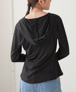 ペプラムダブルＺＩＰストレッチラッシュガードパーカー