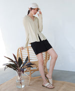 ペプラムダブルＺＩＰストレッチラッシュガードパーカー