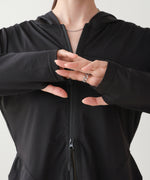 ペプラムダブルＺＩＰストレッチラッシュガードパーカー