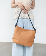 スエード調サイドライン2WAYバッグ