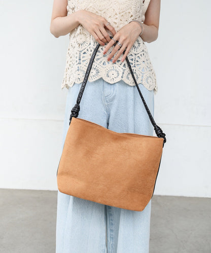 スエード調サイドライン2WAYバッグ