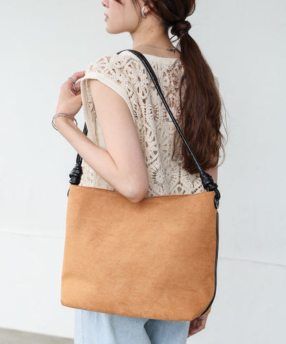 スエード調サイドライン2WAYバッグ