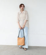 スエード調サイドライン2WAYバッグ