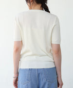 レイヤードデザインドッキング　サマーニットトップス