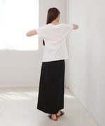 フロントタックデザイン　スリットトップス