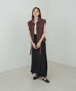 肩パット入りベストトップス