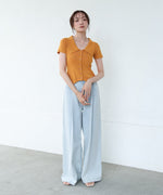 ビックカラーニットトップス