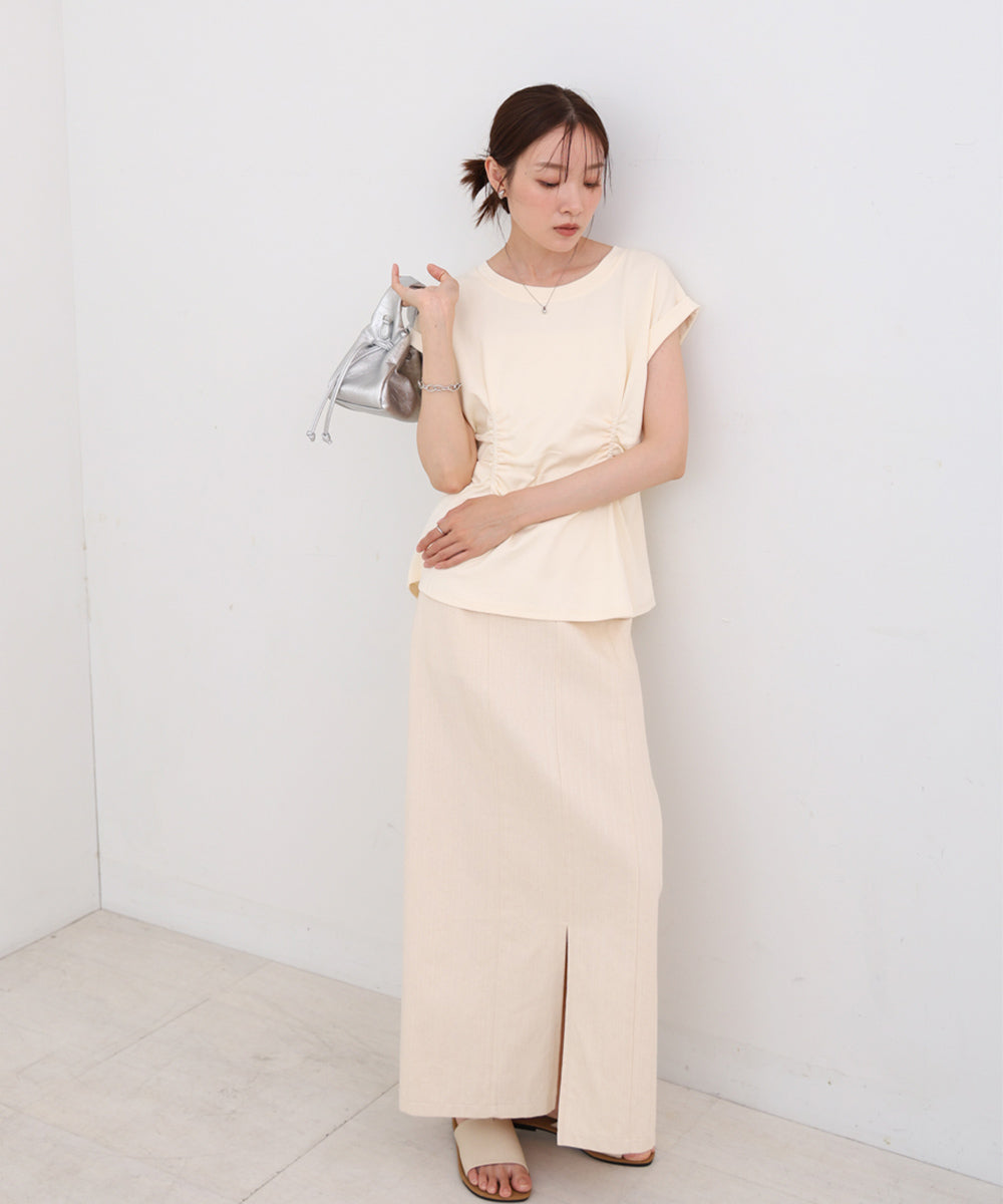 フロントギャザートップス