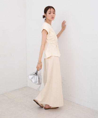 フロントギャザートップス