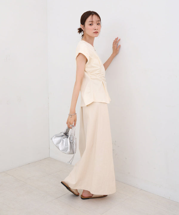 フロントギャザートップス