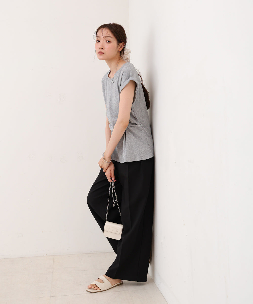 フロントギャザートップス