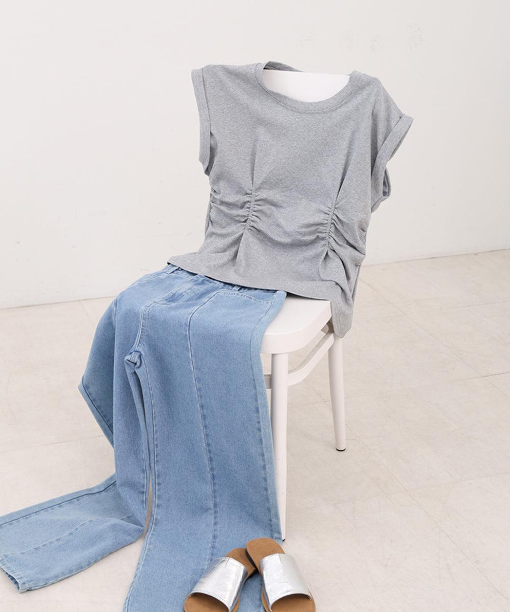 フロントギャザートップス