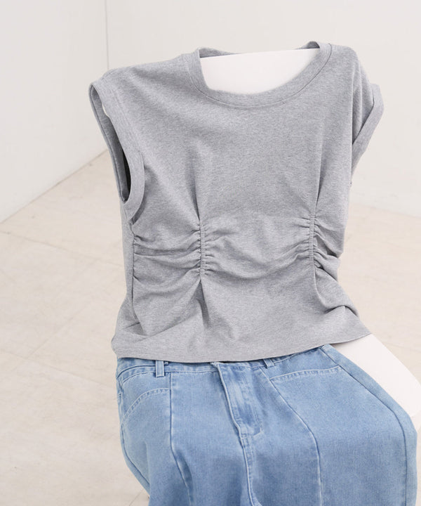 フロントギャザートップス