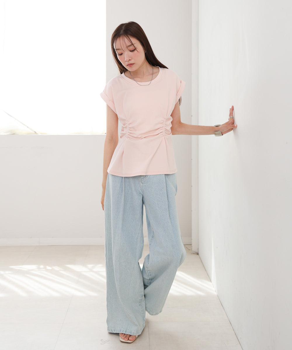 フロントギャザートップス