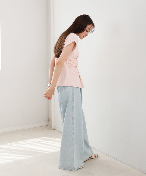 フロントギャザートップス