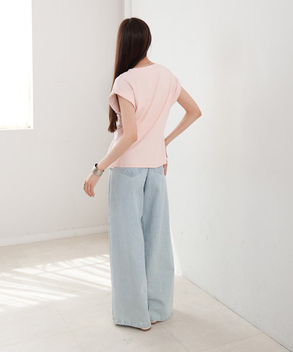 フロントギャザートップス