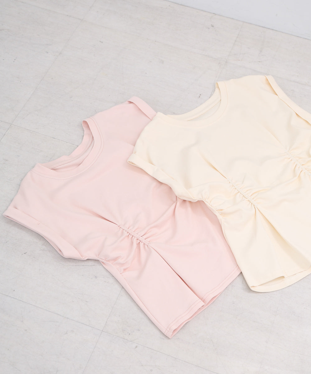 フロントギャザートップス