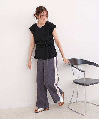 フロントギャザートップス