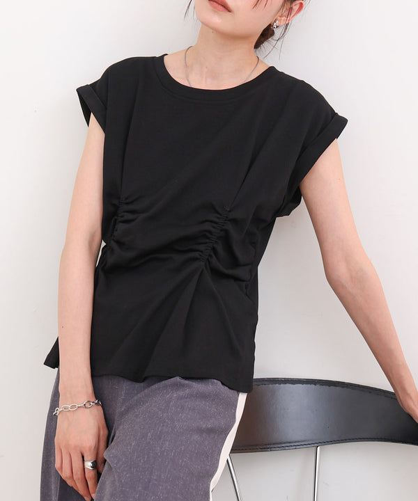 フロントギャザートップス