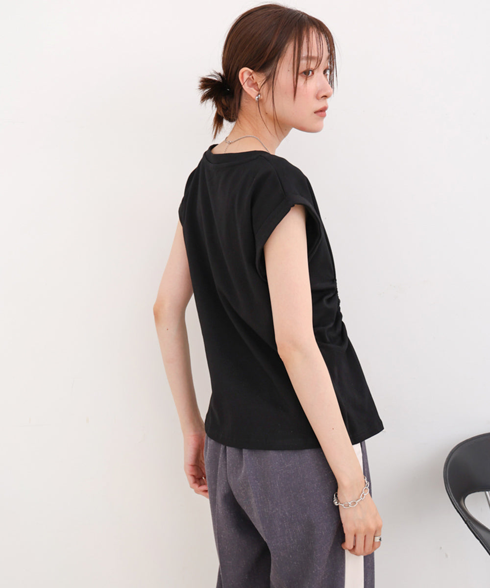 フロントギャザートップス