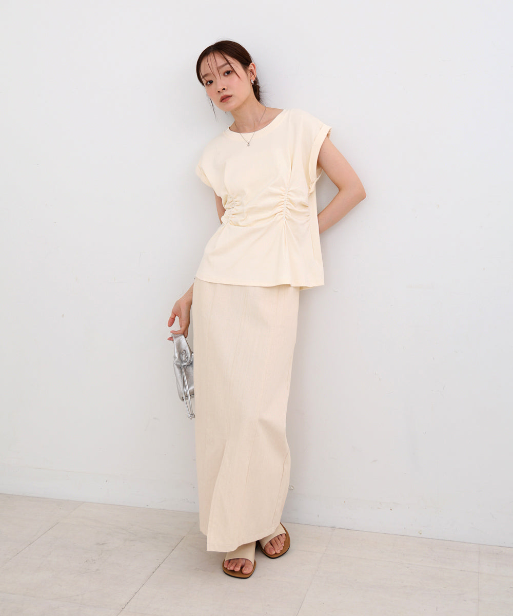 フロントギャザートップス