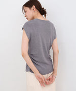 フロントスリット　サマーニットTシャツ