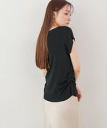 フロントスリット　サマーニットTシャツ